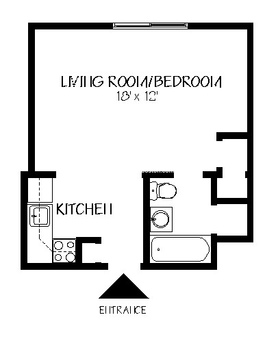 Studio bed, 1 bath apartment for rent at 15 Euston Rd Unit 17P, Brighton — photo 5 of 22