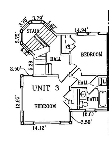 3 bed, 2 bath apartment for rent at 15 Valentine St Unit 3, Cambridgeport — photo 9 of 11