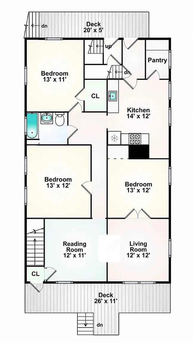 3 bed, 1 bath apartment for rent at 150 Nonantum St Unit B, Brighton — photo 5 of 9