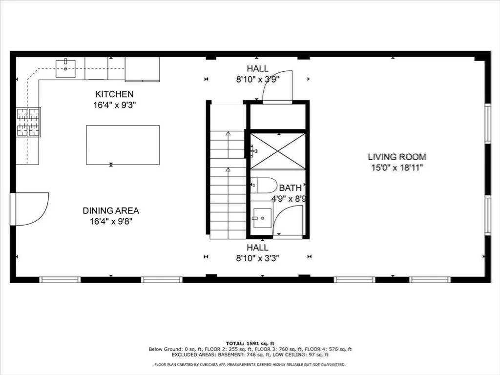 3 bed, 2 bath apartment for rent at 151 Clark St Unit 1P, The Port — photo 19 of 21
