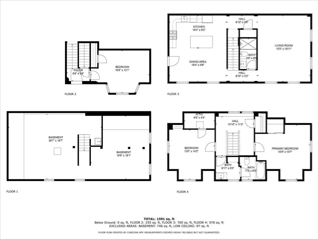 3 bed, 2 bath apartment for rent at 151 Clark St Unit 1P, The Port — photo 21 of 21