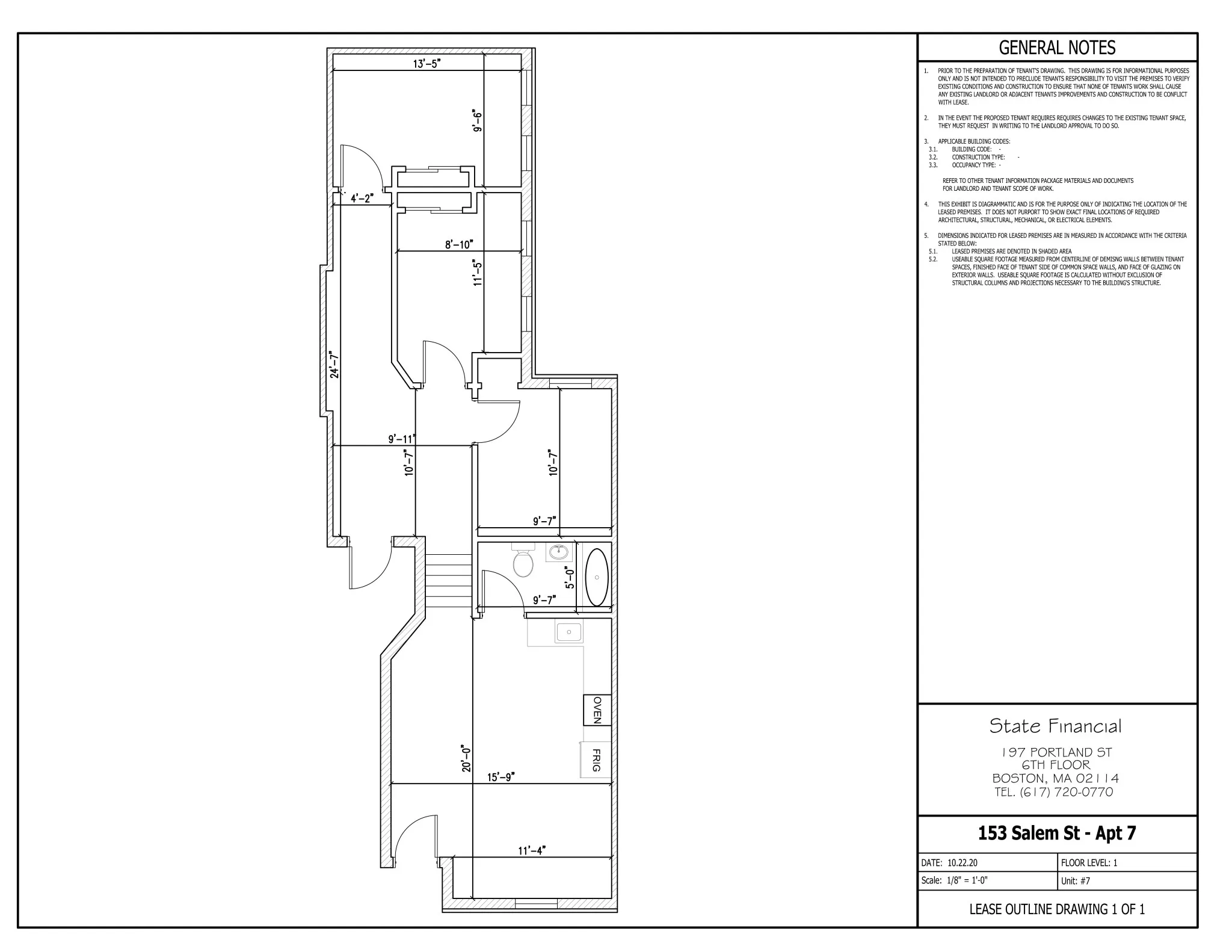 3 bed, 1 bath apartment for rent at 153 Salem St Unit 7, North End