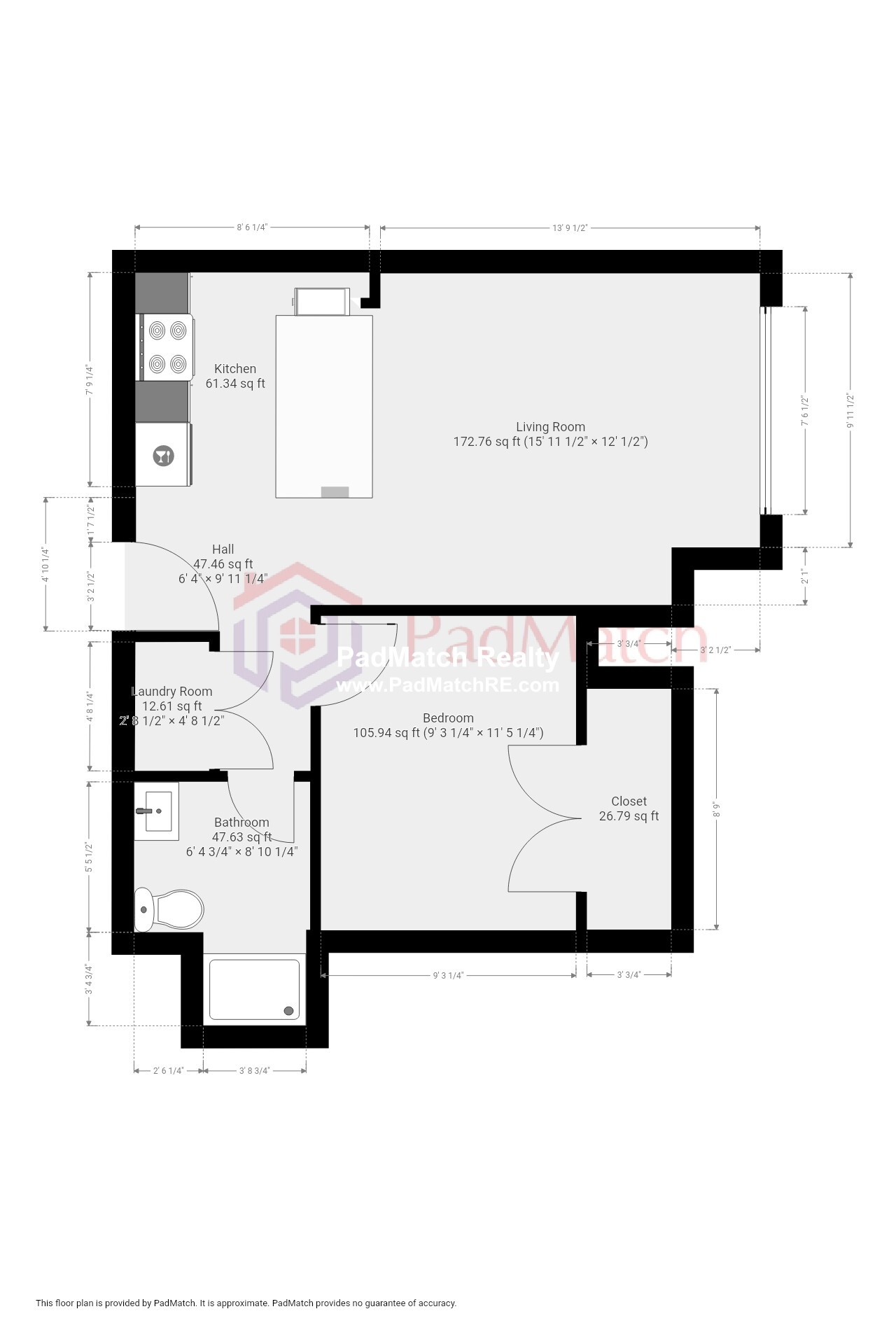 1 bed, 1 bath apartment for rent at 1550 Soldiers Field Rd Unit 6200, Brighton — photo 14 of 24