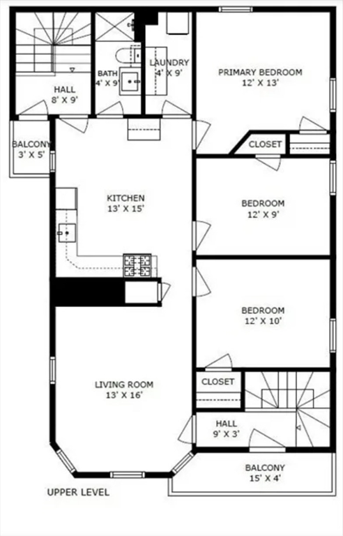 3 bed, 1 bath apartment for rent at 159 Plymouth St Unit 2, Bridgewater — photo 11 of 11