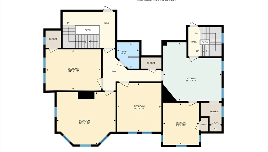 3 bed, 1 bath apartment for rent at 1590 Cambridge St Unit 6, Mid-Cambridge