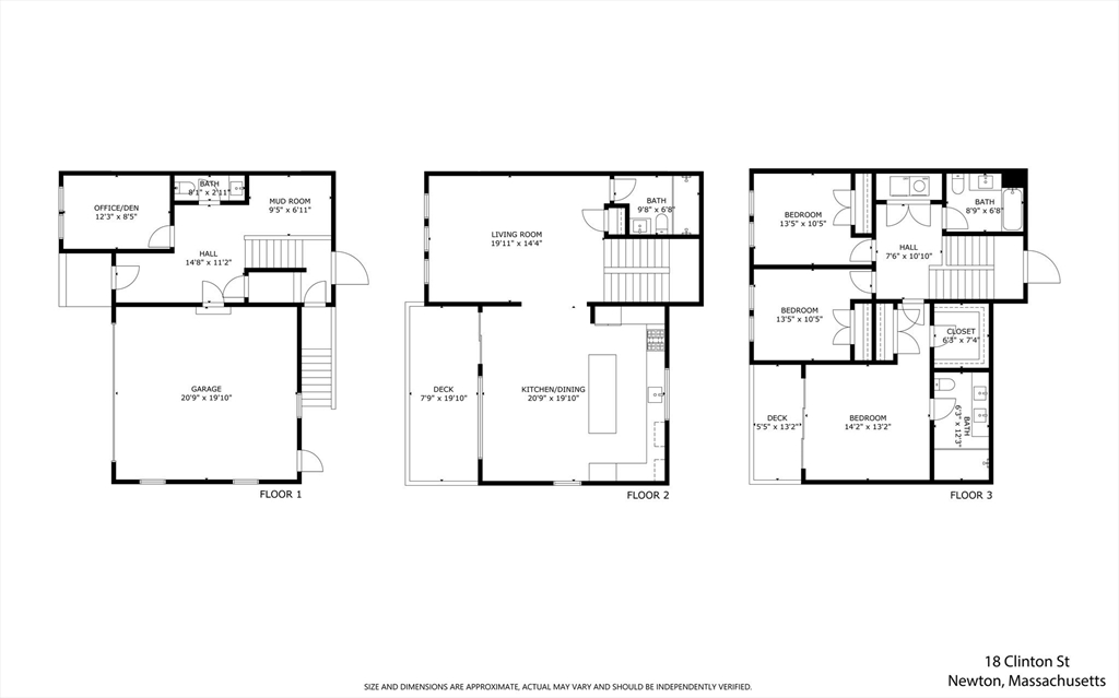 3 bed, 3 bath apartment for rent at 16-22 Clinton St Unit 18, Newton — photo 26 of 26