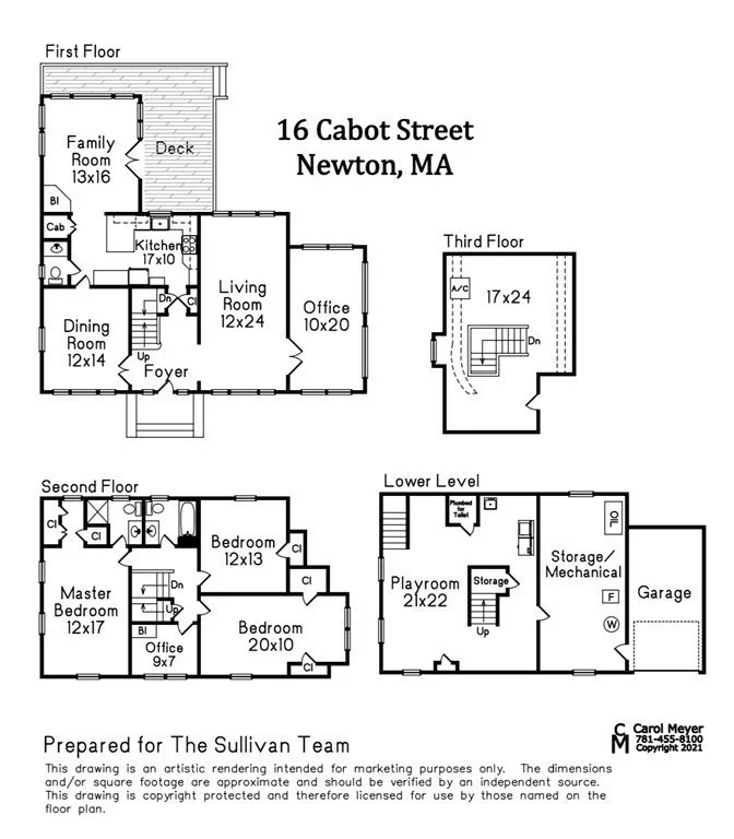 3 bed, 2 bath apartment for rent at 16 Cabot St, Newton Corner — photo 16 of 21