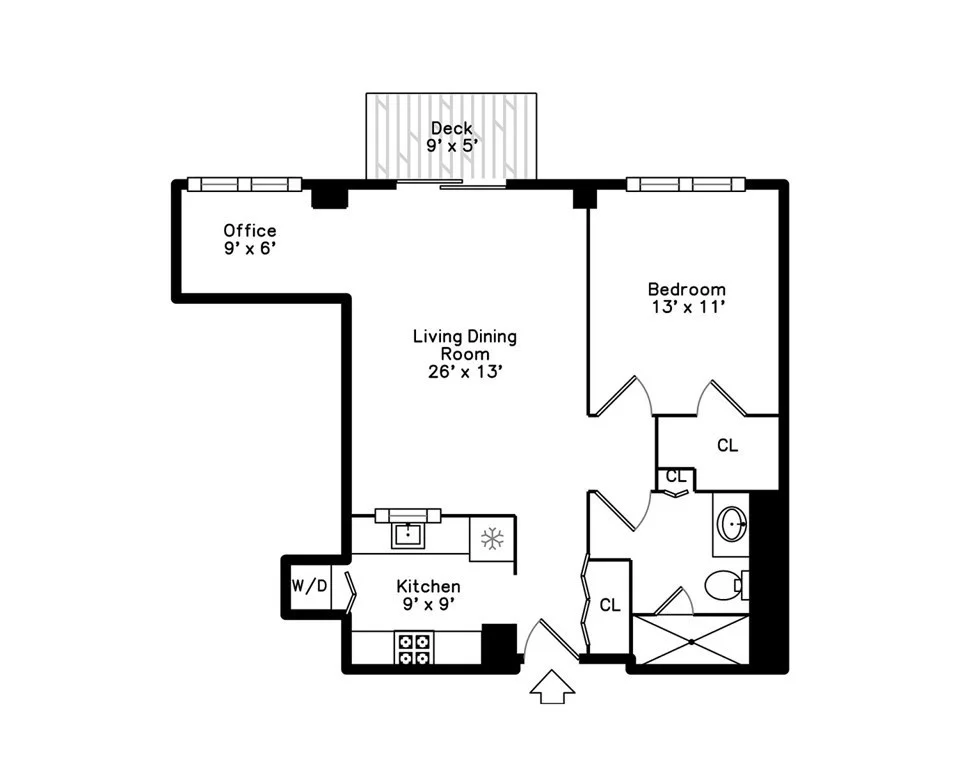 1 bed, 1 bath apartment for rent at 16 Harcourt St Unit 9K, Back Bay — photo 14 of 14