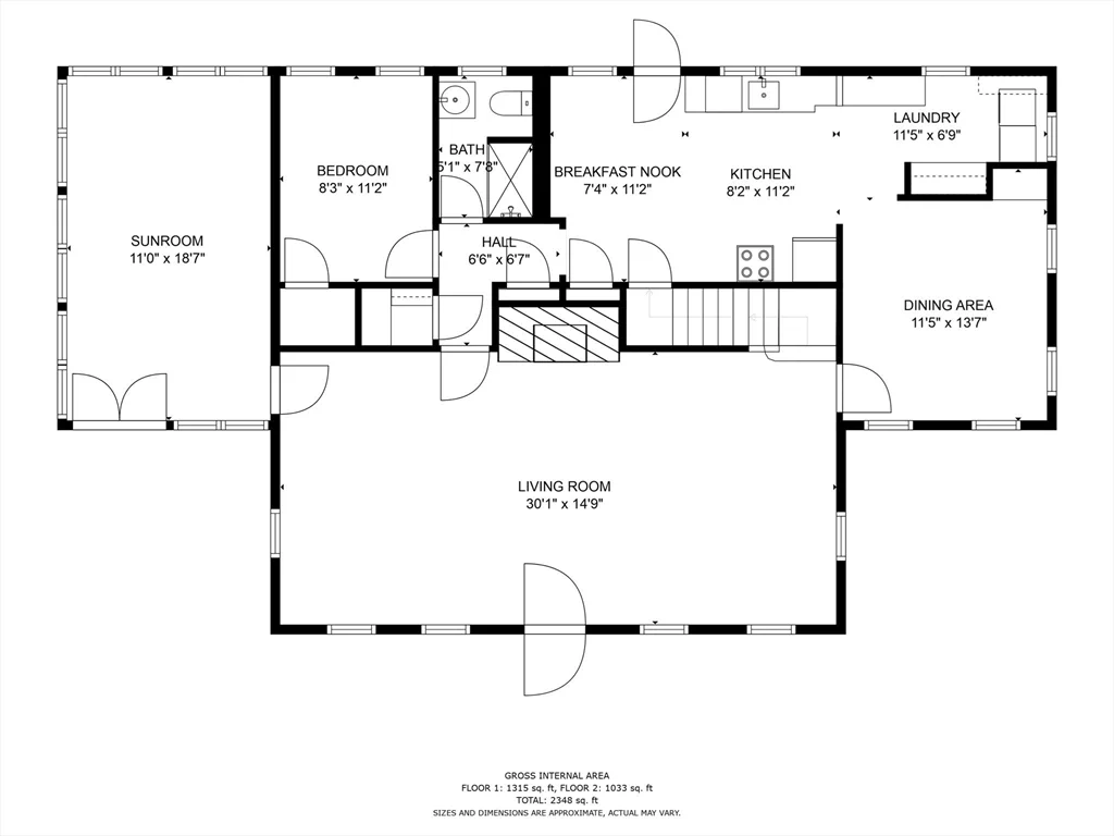 5 bed, 3 bath apartment for rent at 16 Jefferson Shores Rd, Cohasset Narrows — photo 38 of 39