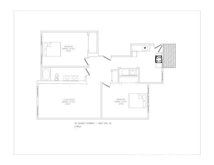 2 bed, 1 bath apartment for rent at 16 Short St Unit 2, Corey Hill — photo 13 of 14