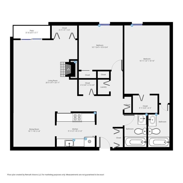 2 bed, 2 bath apartment for rent at 1600 Massachusetts Ave Unit 405, Neighborhood Nine — photo 15 of 15