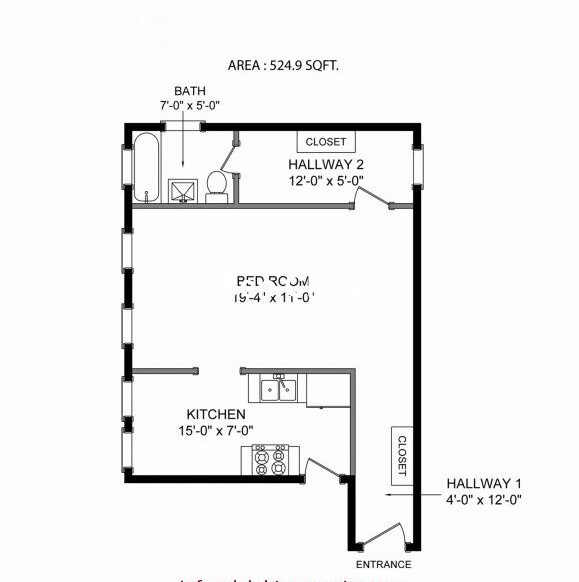 Studio bed, 1 bath apartment for rent at 1610 Massachusetts Ave Unit 11B, Neighborhood Nine — photo 9 of 10
