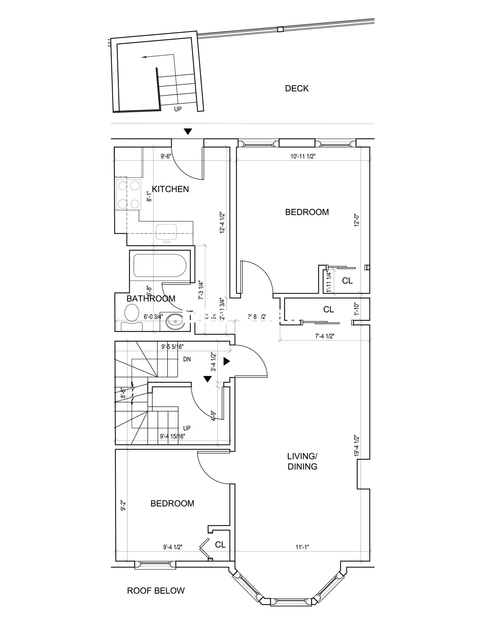 2 bed, 1 bath apartment for rent at 164 Broadway Unit 2B, East Somerville — photo 9 of 10