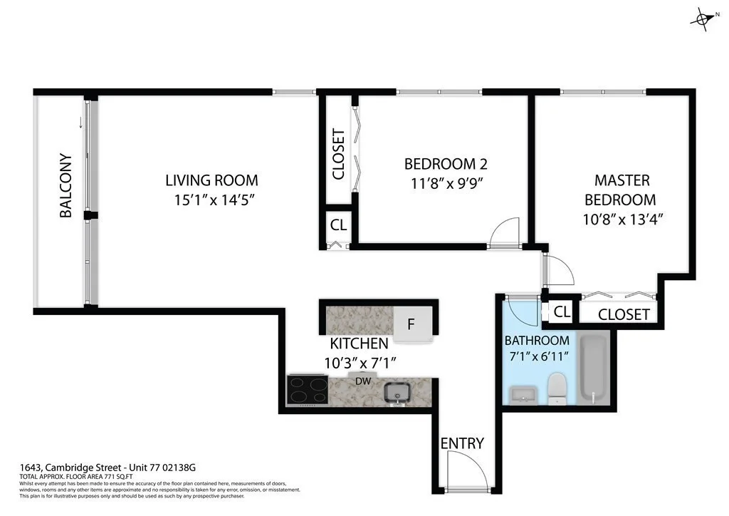 2 bed, 1 bath apartment for rent at 1643 Cambridge St Unit 77, Cambridge — photo 21 of 22