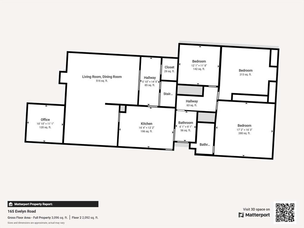 3 bed, 3 bath apartment for rent at 165 Evelyn Rd Unit 1, Waban — photo 8 of 9