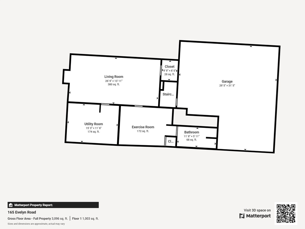 3 bed, 3 bath apartment for rent at 165 Evelyn Rd Unit 1, Waban — photo 9 of 9