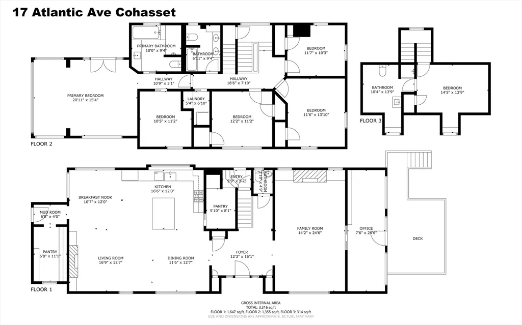 5 bed, 3 bath apartment for rent at 17 Atlantic Ave Unit Main House, Cohasset — photo 22 of 22