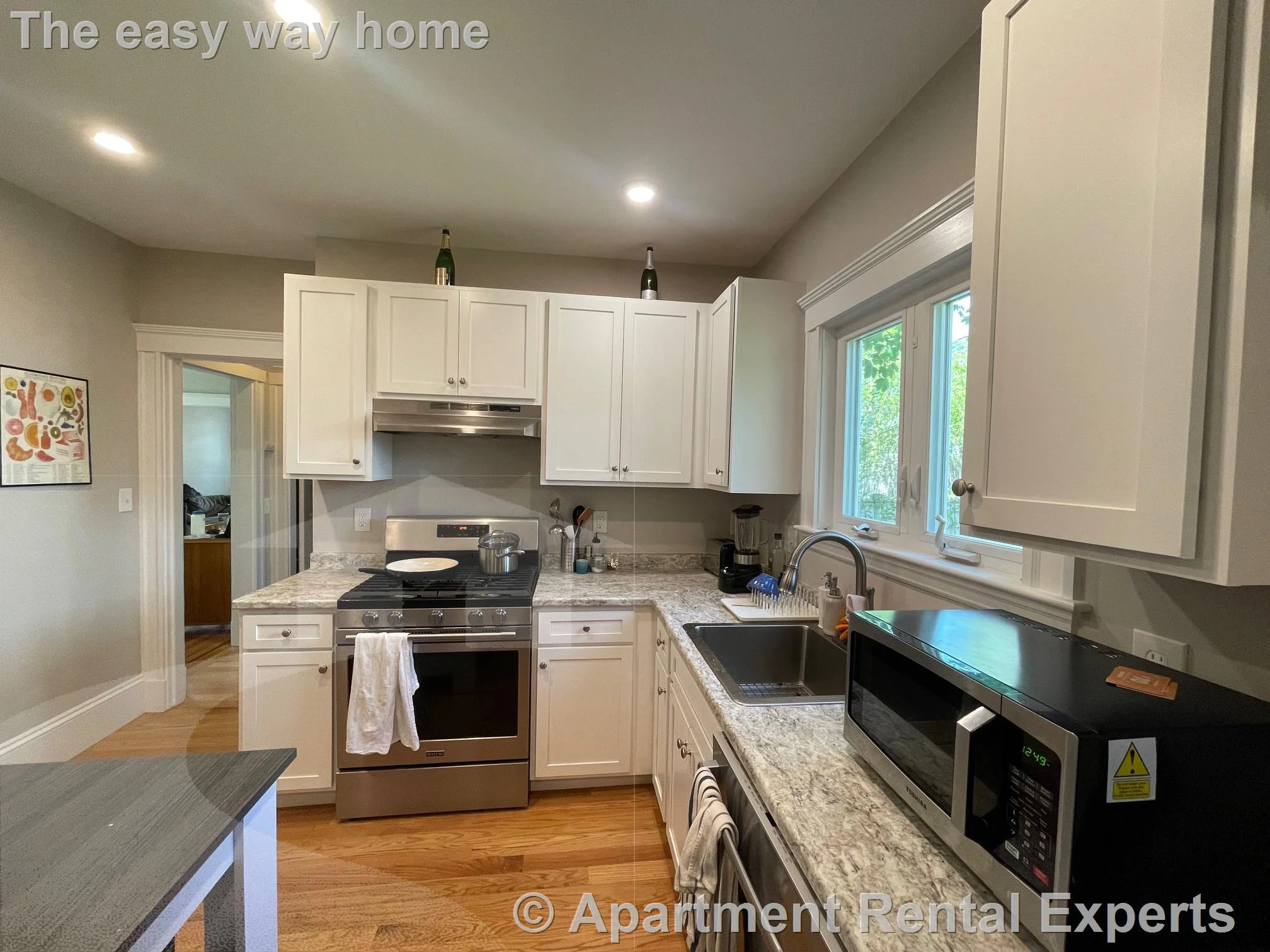 2 bed, 1 bath apartment for rent at 17 Belmont Sq Unit 1, Porter Square