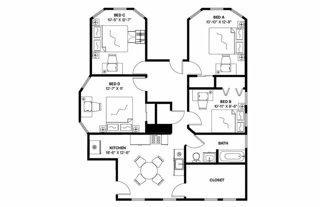 3 bed, 1 bath apartment for rent at 17 Cawfield Unit 1, Dorchester — photo 12 of 13