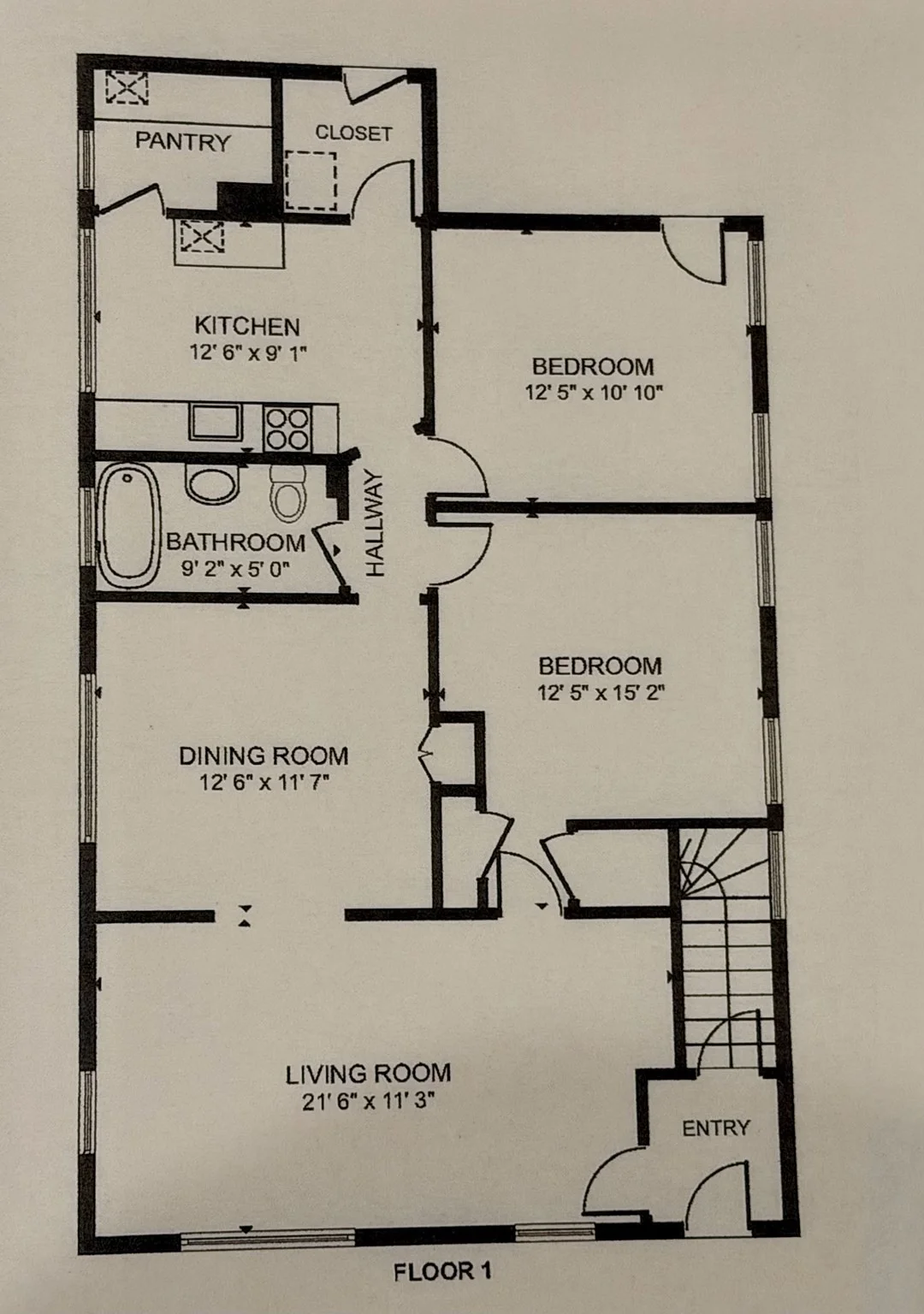2 bed, 1 bath apartment for rent at 17 Laurel Rd Unit 1, Milton — photo 15 of 15
