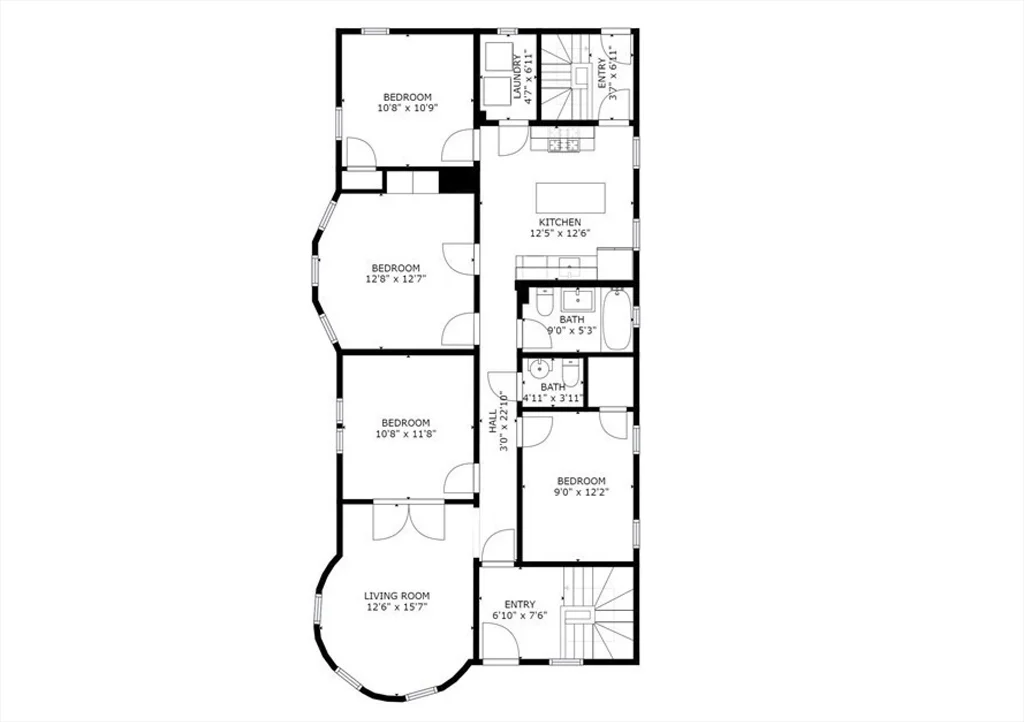 4 bed, 1 bath apartment for rent at 17 Pleasant St Unit 3, Dorchester — photo 14 of 14