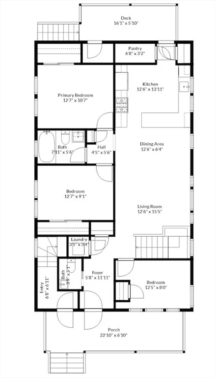 3 bed, 1 bath apartment for rent at 170 Calumet St Unit 1, Mission Hill — photo 21 of 21