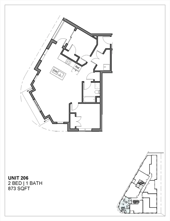 2 bed, 1 bath apartment for rent at 1700 Dorchester Ave Unit 206, Dorchester — photo 7 of 7