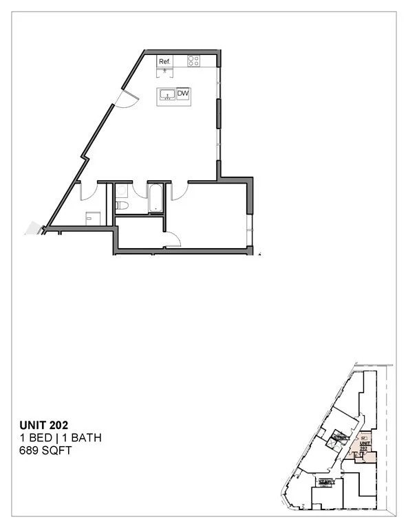 1 bed, 1 bath apartment for rent at 1700 Dorchester Ave Unit 208, Dorchester — photo 3 of 3