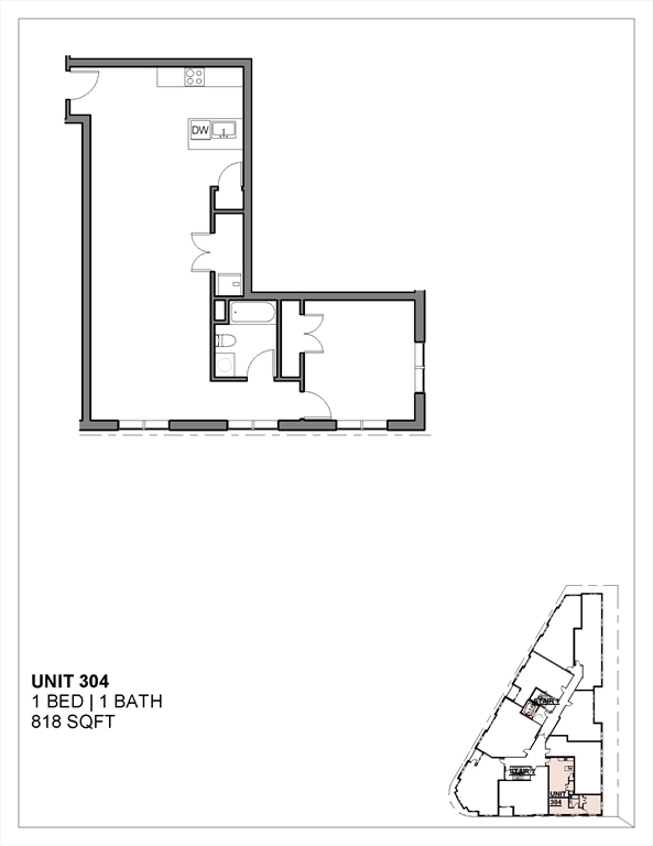 1 bed, 1 bath apartment for rent at 1700 Dorchester Ave Unit 304, Dorchester — photo 9 of 9