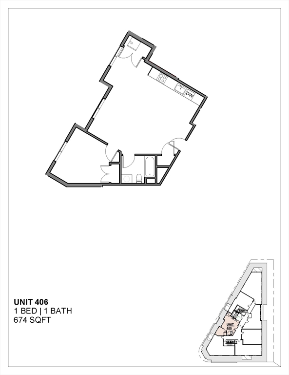 1 bed, 1 bath apartment for rent at 1700 Dorchester Ave Unit 406, Dorchester — photo 9 of 9