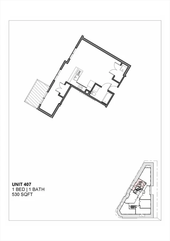 Studio bed, 1 bath apartment for rent at 1700 Dorchester Ave Unit 407, Dorchester — photo 9 of 9