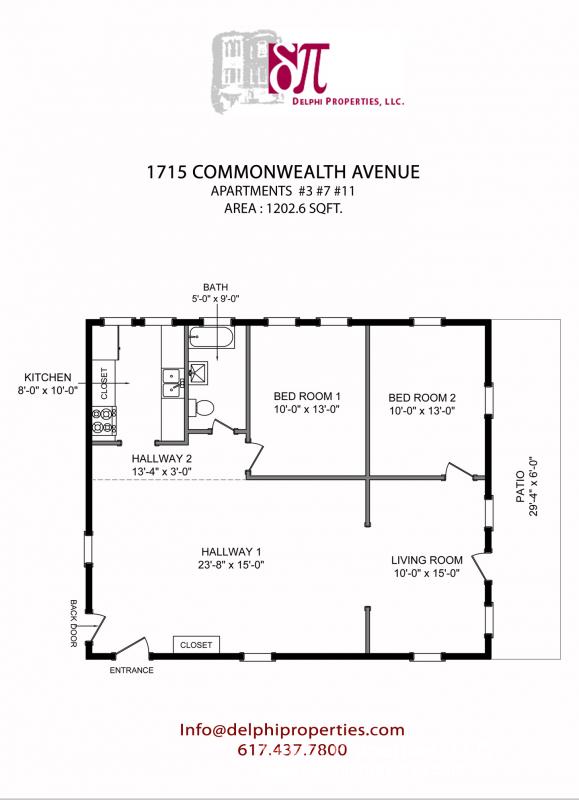 2 bed, 1 bath apartment for rent at 1715 Commonwealth Ave Unit 3, Brighton — photo 24 of 35