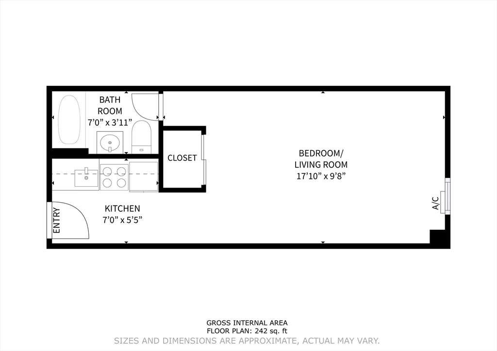 Studio bed, 1 bath apartment for rent at 173 Marlborough St Unit 13, Back Bay — photo 9 of 9