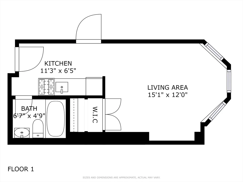 Studio bed, 1 bath apartment for rent at 173 Marlborough St Unit 32, Back Bay — photo 11 of 11