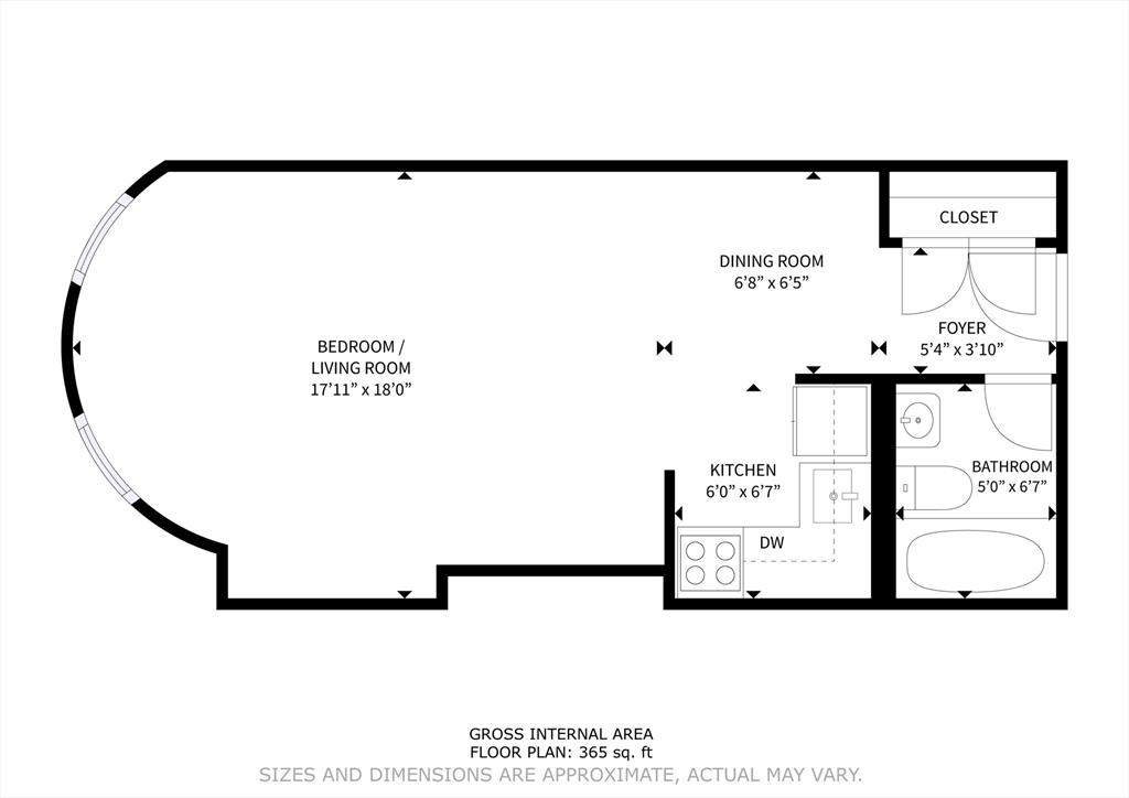 Studio bed, 1 bath apartment for rent at 173 Marlborough St Unit 42, Back Bay — photo 7 of 7