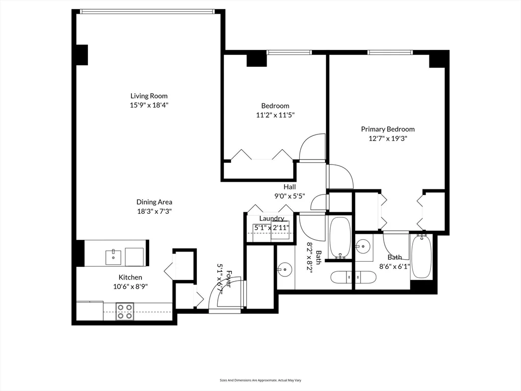 2 bed, 2 bath apartment for rent at 173 Oak St Unit 103, Newton — photo 18 of 19