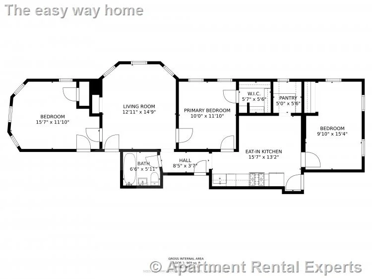 3 bed, 1 bath apartment for rent at 173 Rindge Ave Unit 2L, Porter Square — photo 10 of 10