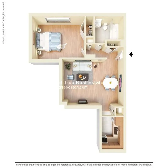 1 bed, 1 bath apartment for rent at 175 Freeman St Unit 806, North Brookline — photo 4 of 19