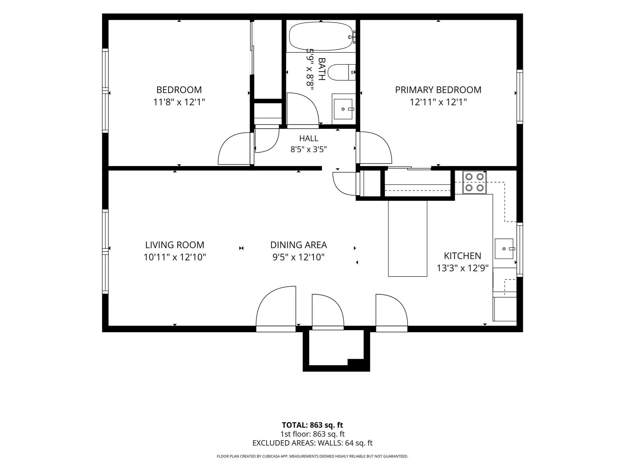 2 bed, 1 bath apartment for rent at 177 Franklin St Unit 3, Stoneham — photo 18 of 18