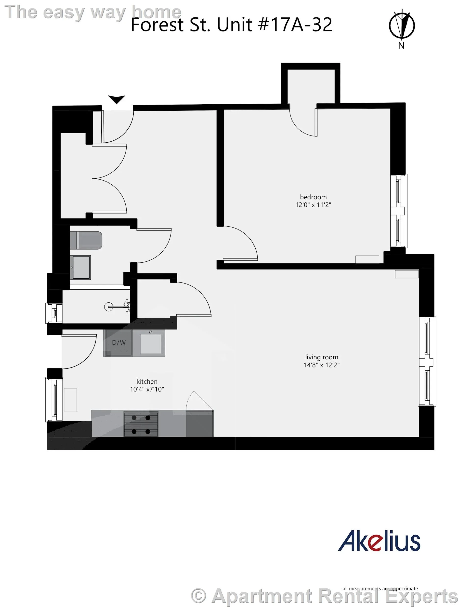 1 bed, 1 bath apartment for rent at 17A Forest St Unit 32, Porter Square — photo 10 of 10