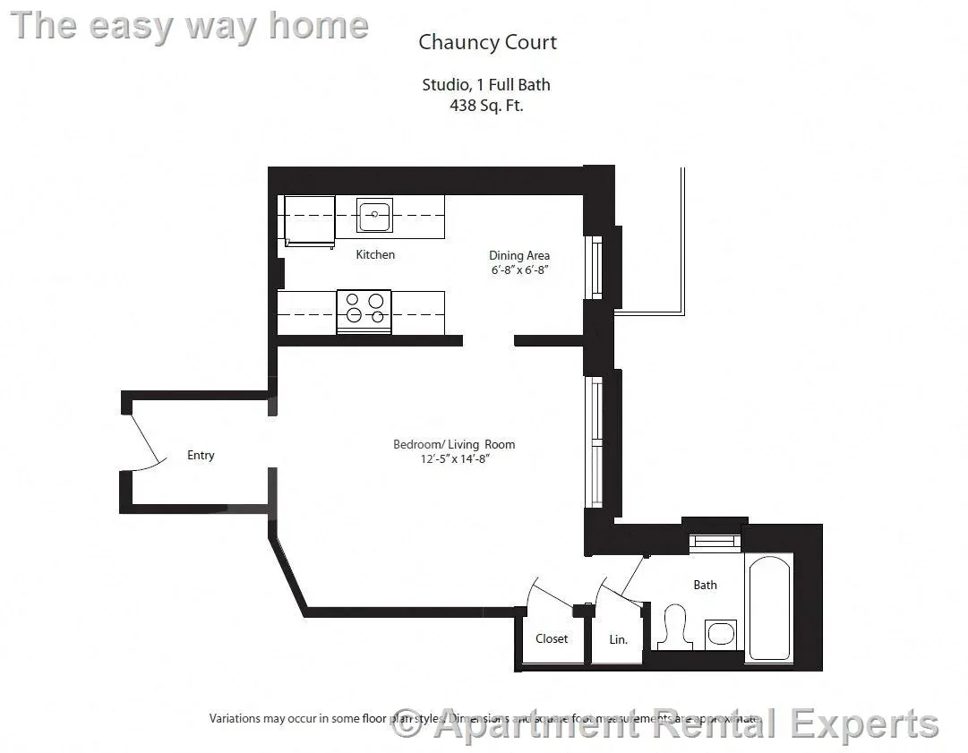Studio bed, 1 bath apartment for rent at 18 Chauncy St Unit 11, Harvard Square — photo 4 of 4