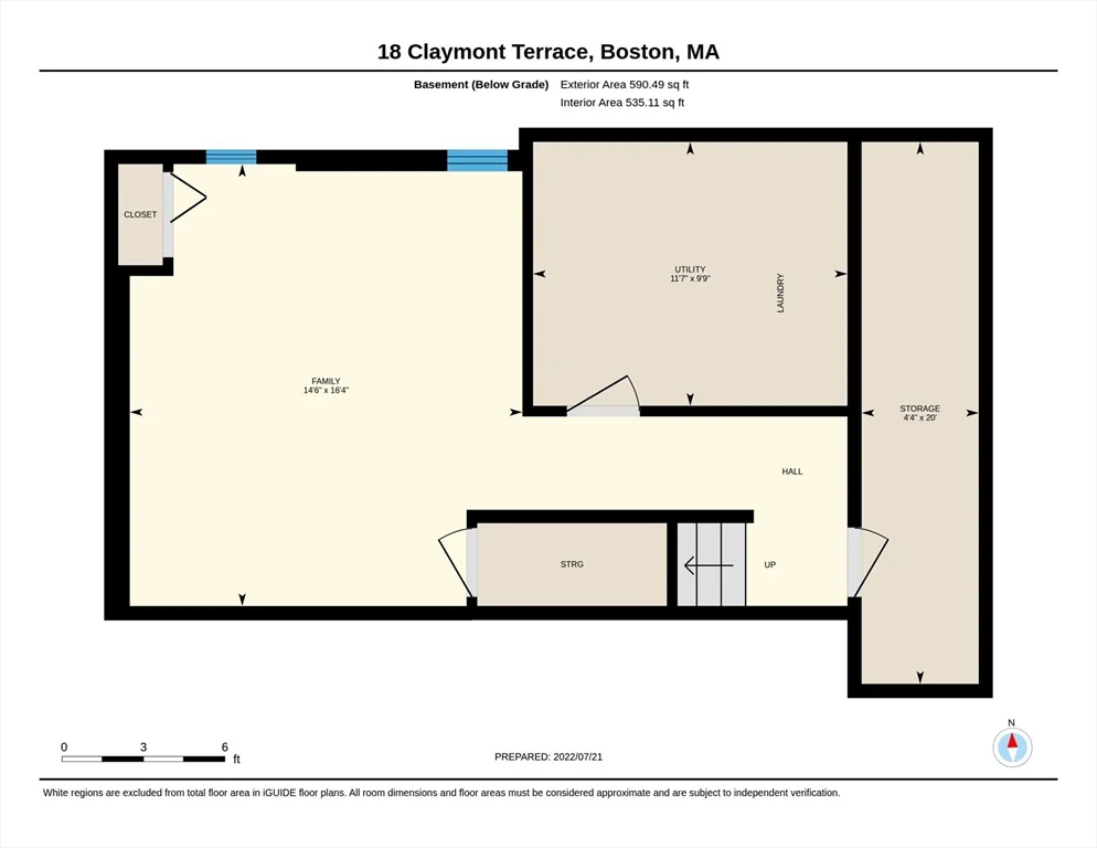 2 bed, 1 bath apartment for rent at 18 Claymont Ter Unit 18, Dorchester — photo 37 of 37