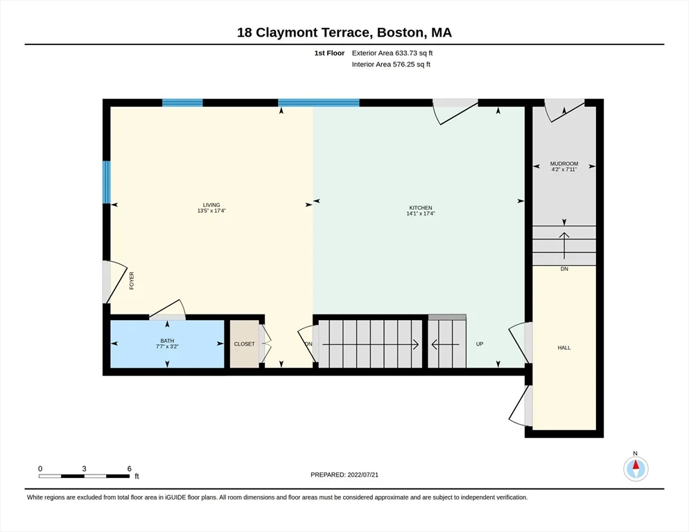 2 bed, 1 bath apartment for rent at 18 Claymont Ter Unit 18, Dorchester — photo 35 of 37