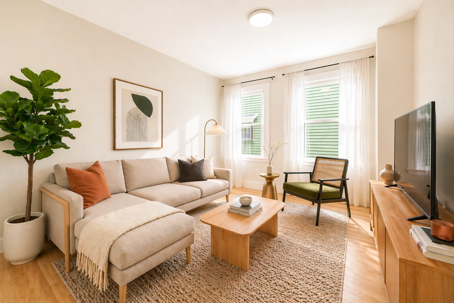 4 bed, 2 bath apartment for rent at 18 Creighton St Unit 3, Jamaica Plain — photo 4 of 14