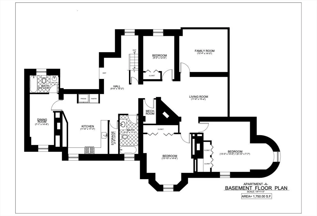 3 bed, 1 bath apartment for rent at 180 Jackson St Unit A, North Lawrence — photo 9 of 10