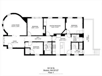 4 bed, 1 bath apartment for rent at 181 M St Unit 1, South Boston — photo 24 of 24
