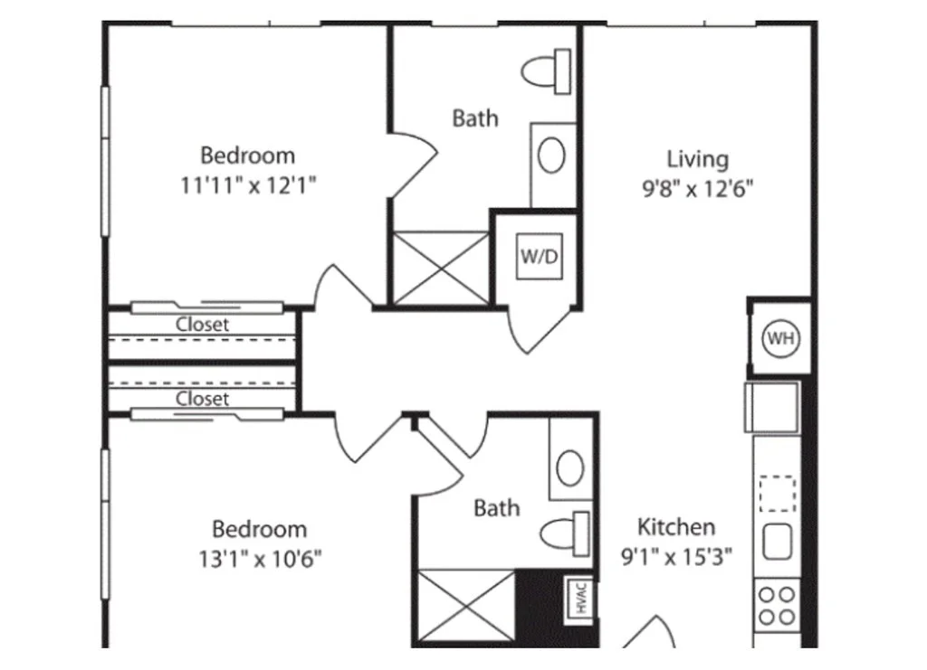 2 bed, 2 bath apartment for rent at 181 Washington St Unit 3101, Brighton — photo 1 of 21