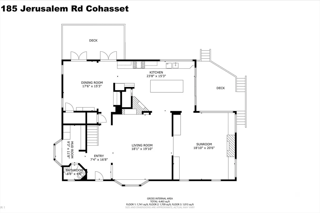 5 bed, 3 bath apartment for rent at 185 Jerusalem Rd Unit 1, Cohasset — photo 16 of 18