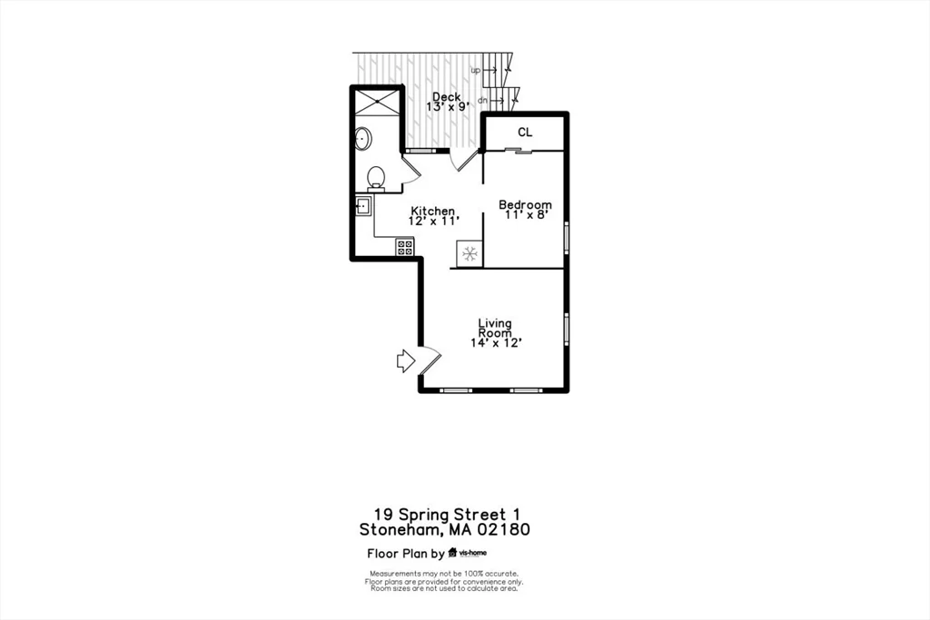 1 bed, 1 bath apartment for rent at 19-1 Spring St Unit 1, Stoneham — photo 38 of 38
