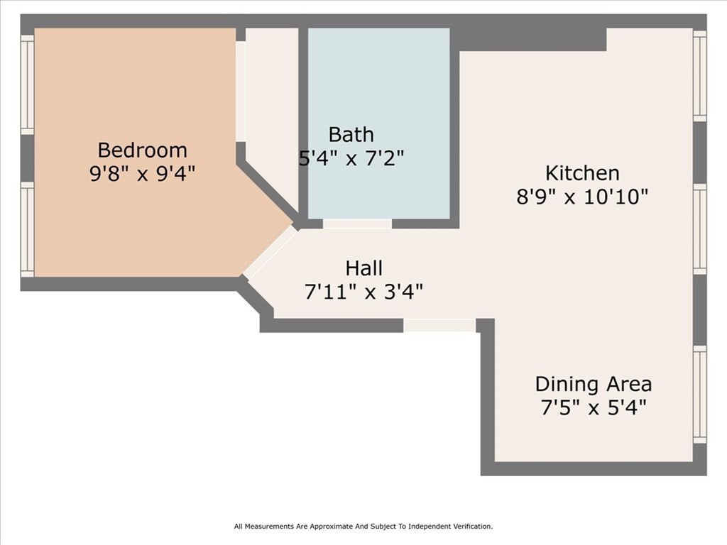 1 bed, 1 bath apartment for rent at 19 Harris St Unit 3, North End — photo 14 of 14